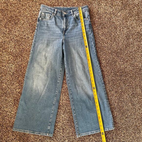 H&M Culotte high waist wide leg women’s jeans size 6 - Picture 3 of 11